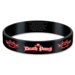 Five Finger Death Punch Gummy Wristband: Logo