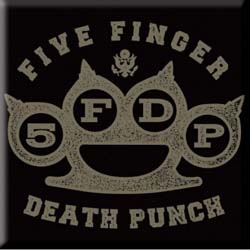 Five Finger Death Punch Fridge Magnet: Brass Knuckle