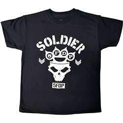 Five Finger Death Punch Kids T-Shirt: Soldier
