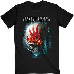 Five Finger Death Punch Unisex T-Shirt: Interface Skull