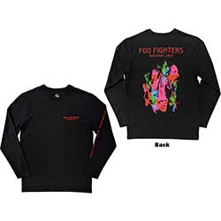 Foo Fighters Unisex Long Sleeve T-Shirt: Wasting Light (Back & Sleeve Print)
