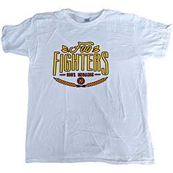 Foo Fighters Unisex T-Shirt: 100% Organic (Ex-Tour)