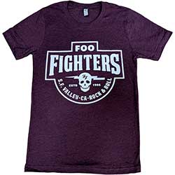 Foo Fighters Unisex T-Shirt: SF Valley (Ex-Tour)