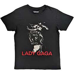 Lady Gaga Unisex T-Shirt: Leather Jacket