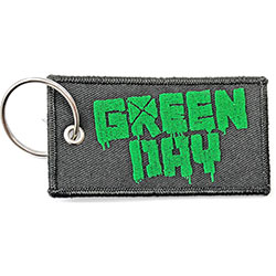 Green Day Keychain: Logo (Double Sided Patch)