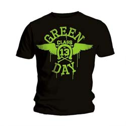 Green Day Unisex T-Shirt: Neon Black