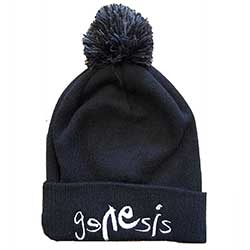 Genesis Unisex Bobble Beanie Hat: Logo (Ex-Tour)