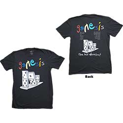 Genesis Unisex T-Shirt: The Last Domino? (Back Print) (Ex-Tour)