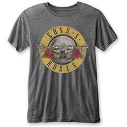Guns N' Roses Unisex T-Shirt: Classic Logo (Burnout)