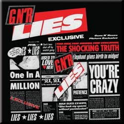 Guns N' Roses Fridge Magnet: Lies