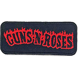 Guns N' Roses Standard Woven Patch: Flames