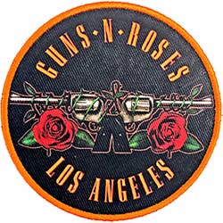 Guns N' Roses Standard Printed Patch: Los Angeles Orange