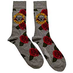 Guns N' Roses Unisex Ankle Socks: Bullet Roses (UK Size 7 - 11)