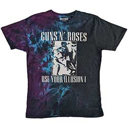 Guns N' Roses Unisex T-Shirt: Use Your Illusion Monochrome (Wash Collection)