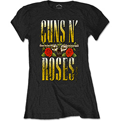 Guns N' Roses Ladies T-Shirt: Big Guns
