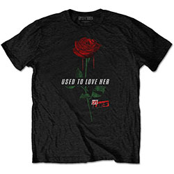 Guns N' Roses Unisex T-Shirt: Used to Love Her Rose