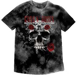 Guns N' Roses Kids T-Shirt: Flower Skull (Wash Collection)