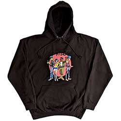 Gorillaz Unisex Pullover Hoodie: Group Circle Rise