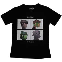 Gorillaz Ladies T-Shirt: Demon Days