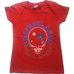 Grateful Dead Ladies T-Shirt: Space Your Face & Logo