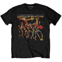 Grateful Dead Unisex T-Shirt: Truckin' Skellies Vintage