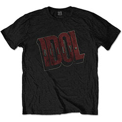 Billy Idol Unisex T-Shirt: Vintage Logo