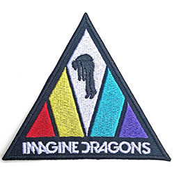 Imagine Dragons Standard Woven Patch: Triangle Logo
