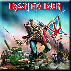 Iron Maiden Fridge Magnet: The Trooper