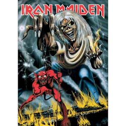 Iron Maiden Postcard: Number Of The Beast (Standard)