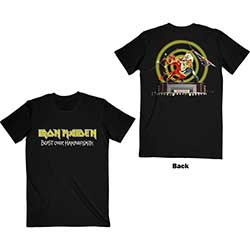 Iron Maiden Unisex T-Shirt: Beast Over Hammersmith Eddie & Devil (Back Print)