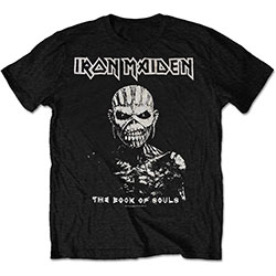 Iron Maiden Unisex T-Shirt: The Book of Souls White Contrast