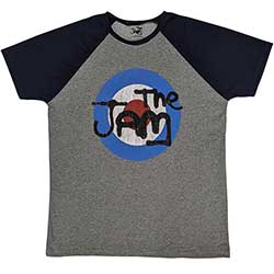 The Jam Unisex Raglan T-Shirt: Vintage Logo