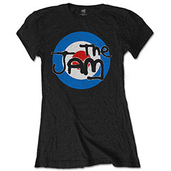 The Jam Ladies T-Shirt: Spray Target Logo (Soft Hand Inks)