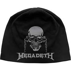 Megadeth Unisex Beanie Hat: Vic / Logo JD Print