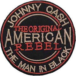 Johnny Cash Standard Woven Patch: American Rebel