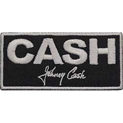 Johnny Cash Standard Woven Patch: Block