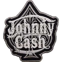 Johnny Cash Standard Woven Patch: Spade