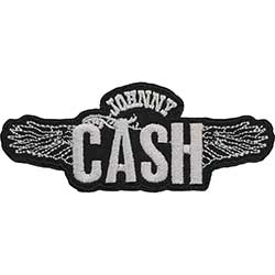 Johnny Cash Standard Woven Patch: Wings