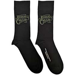 Johnny Cash Unisex Ankle Socks: Text Logo (UK Size 7 - 11)