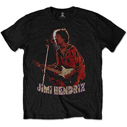 Jimi Hendrix Unisex T-Shirt: Orange Kaftan