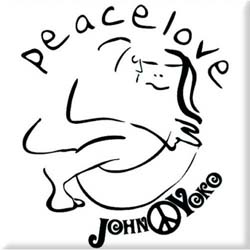 John Lennon Fridge Magnet: Cuddle