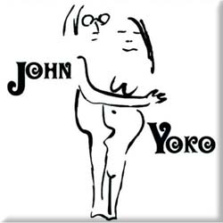 John Lennon Fridge Magnet: John & Yoko