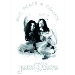 John Lennon Postcard: Give Peace a Chance