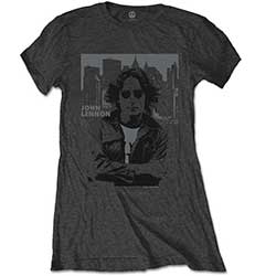 John Lennon Ladies T-Shirt: Skyline