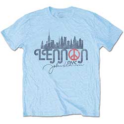 John Lennon Unisex T-Shirt: NYC Skyline