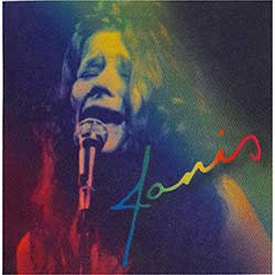 Janis Joplin Standard Printed Patch: Rainbow