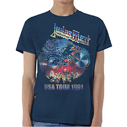Judas Priest Unisex T-Shirt: Painkiller US Tour 91