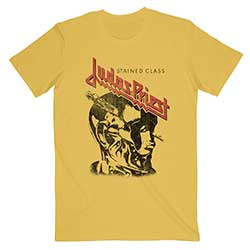 Judas Priest Unisex T-Shirt: Stained Class Vintage Head