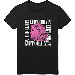 Kurt Cobain Unisex T-Shirt: Head Shot Frame