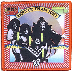 KISS Standard Printed Patch: Hotter Than Hell